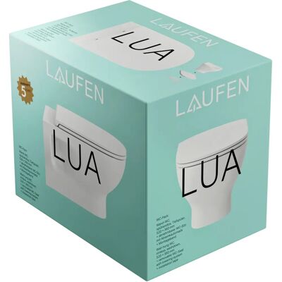 Set WC Lua - Suspendat, Fără margine, Cu închidere automată Set WC Lua - Suspendat, Fără margine, Cu închidere automată