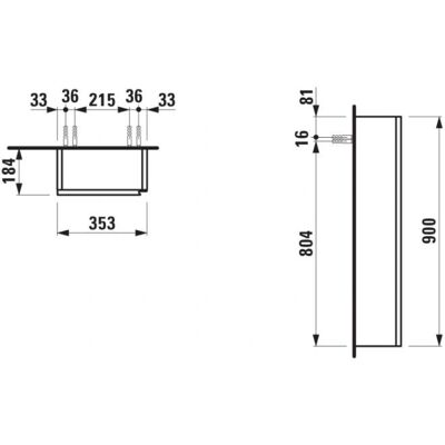 Laufen H403711112 Weiß Glänzend Hängeschrank - Hängeschrank Laufen H403711112 Weiß Glänzend Hängeschrank - Hängeschrank