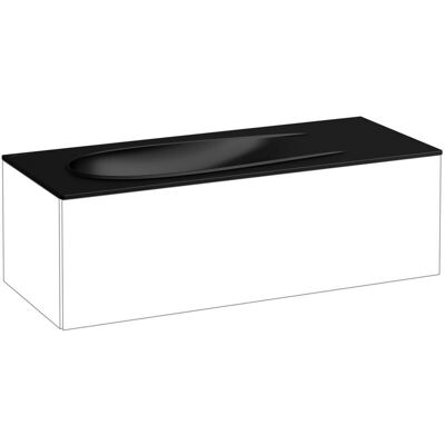 Laufen Il Bagno Alessi Lavabo Negro Mate - 120x50cm Laufen Il Bagno Alessi Lavabo Negro Mate - 120x50cm