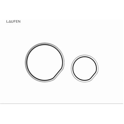 Laufen H900105 Hvid dobbelt skylleplade - Toilet skylleplade Laufen H900105 Hvid dobbelt skylleplade - Toilet skylleplade