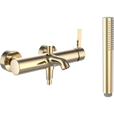 Mezclador de bañera Laufen Kartell Oro - Montaje en superficie, conjunto completo Mezclador de bañera Laufen Kartell Oro - Montaje en superficie, conjunto completo