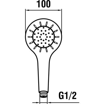 Laufen MyTwin120 Ducha de Mano - 3 Tipos de Pulverización - Cromo Laufen MyTwin120 Ducha de Mano - 3 Tipos de Pulverización - Cromo