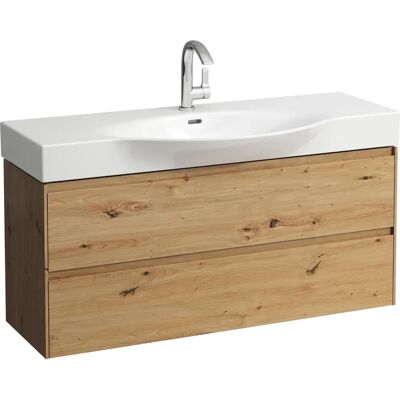Laufen Lani Mueble suspendido, 2 cajones, MDF, 1180x370x515mm Laufen Lani Mueble suspendido, 2 cajones, MDF, 1180x370x515mm