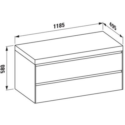 Encimera de lavabo modular Laufen Lani - Mueble de baño Encimera de lavabo modular Laufen Lani - Mueble de baño