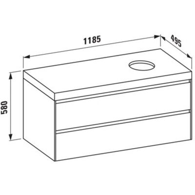 Laufen Lani Mueble de baño modular - Roble silvestre - Cajones SoftClose Laufen Lani Mueble de baño modular - Roble silvestre - Cajones SoftClose