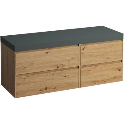 Laufen Lani encimera de lavabo - MDF, 4 cajones, 1370x495mm Laufen Lani encimera de lavabo - MDF, 4 cajones, 1370x495mm