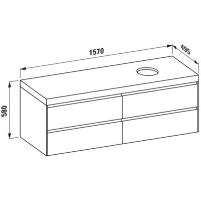 Laufen Lani Encimera Modular de Lavabo - Encimera de lavabo Laufen Lani Encimera Modular de Lavabo - Encimera de lavabo