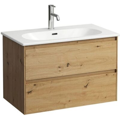 Laufen Lani Set de Baie Montat pe Perete - Chiuvetă din Ceramică cu Dulap MDF Laufen Lani Set de Baie Montat pe Perete - Chiuvetă din Ceramică cu Dulap MDF