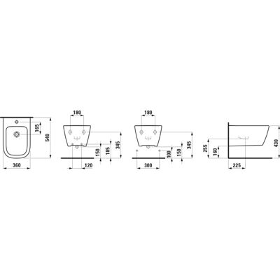 Laufen Meda Wandbidet - Langlebige Schweizer Keramik Laufen Meda Wandbidet - Langlebige Schweizer Keramik