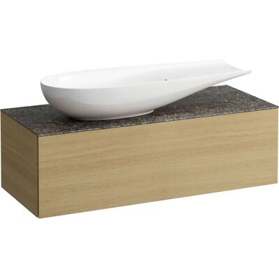 LAUFEN Il Bagno Alessi Marrón Natural - Mueble de cajones LAUFEN Il Bagno Alessi Marrón Natural - Mueble de cajones