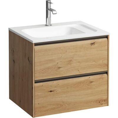 Meda de LAUFEN Mueble de baño de pared - 2 cajones - 57,2x50,4x44,2cm Meda de LAUFEN Mueble de baño de pared - 2 cajones - 57,2x50,4x44,2cm
