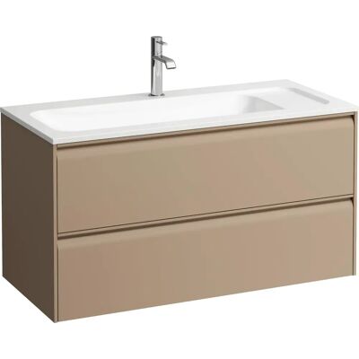 Gabinete de lavabo de pared LAUFEN Meda - 2 cajones - Diseño suizo moderno Gabinete de lavabo de pared LAUFEN Meda - 2 cajones - Diseño suizo moderno