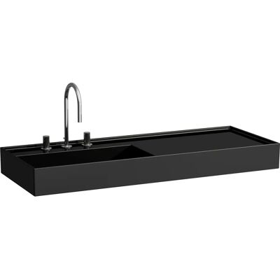 Lavabo Laufen Kartell Mural, Couleur Noir Brillant - Lavabo - Publicité Lavabo Laufen Kartell Mural, Couleur Noir Brillant - Lavabo - Publicité