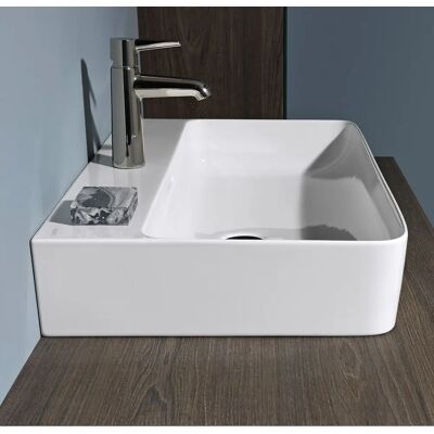 Lavabo de encimera Laufen VAL - 750x420mm, cerámica Saphir Lavabo de encimera Laufen VAL - 750x420mm, cerámica Saphir