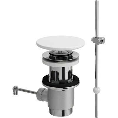 LAUFEN H898191 - Valvola di scarico standard con asta - Bianco LAUFEN H898191 - Valvola di scarico standard con asta - Bianco