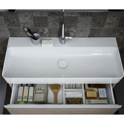 Lavabo a Parete Bianco Laufen - 950x420mm con 2 Fori per il Rubinetto Lavabo a Parete Bianco Laufen - 950x420mm con 2 Fori per il Rubinetto