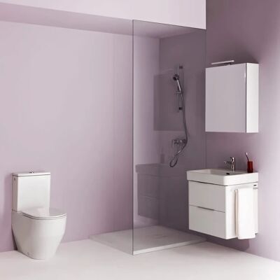 Laufen Blanc Brillant Mueble Mural Sous Lavabo 2 Tiroirs - Publicité Laufen Blanc Brillant Mueble Mural Sous Lavabo 2 Tiroirs - Publicité