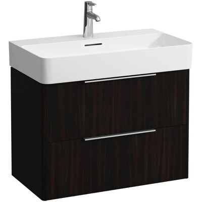 Meuble de salle de bain LAUFEN - Ulmo foncé, 2 tiroirs, 735x390mm - Publicité Meuble de salle de bain LAUFEN - Ulmo foncé, 2 tiroirs, 735x390mm - Publicité