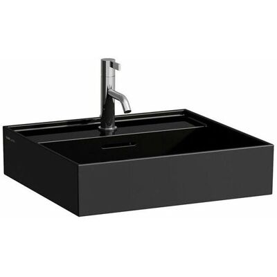 Laufen Kartell Lavabo de Pared - Cerámica de Zafiro, 500x460 - Sin Agujero Laufen Kartell Lavabo de Pared - Cerámica de Zafiro, 500x460 - Sin Agujero