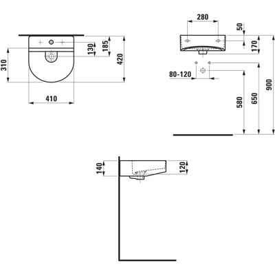Lavabo Sonar Blanco - Lavabo con Rebose Lavabo Sonar Blanco - Lavabo con Rebose