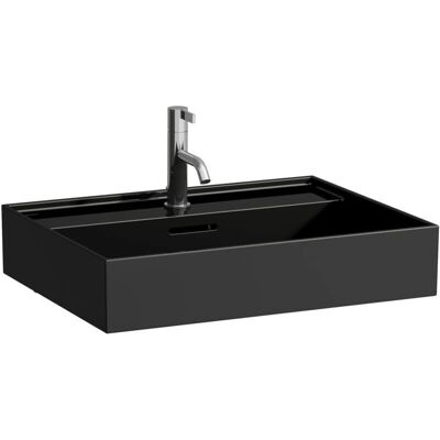 Lavabo de encimera Kartell de Laufen - 600x460 mm - Negro brillante Lavabo de encimera Kartell de Laufen - 600x460 mm - Negro brillante