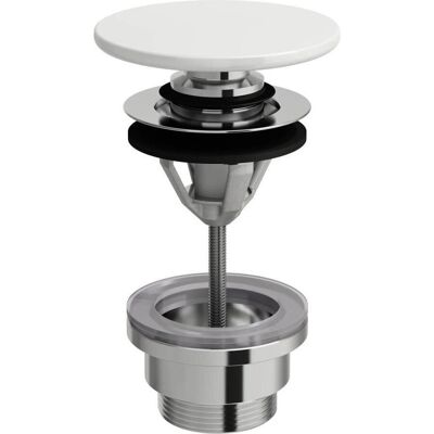LAUFEN Weiß Keramik Push-Open Ablaufventil - Ablaufventil LAUFEN Weiß Keramik Push-Open Ablaufventil - Ablaufventil