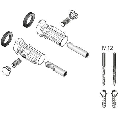 LAUFEN Modell H811331, H8928360000001 - Badezimmer Montage Set LAUFEN Modell H811331, H8928360000001 - Badezimmer Montage Set