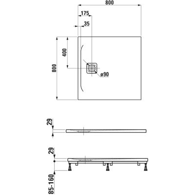 Laufen Pro Quadratische Duschwanne Laufen Pro Quadratische Duschwanne