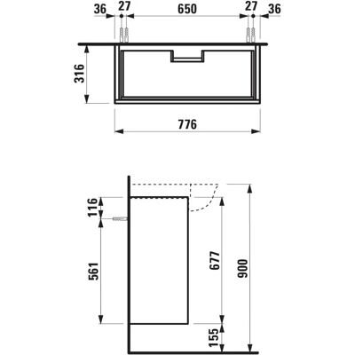 LAUFEN The New Classic Mueble de lavabo - Mueble de baño LAUFEN The New Classic Mueble de lavabo - Mueble de baño