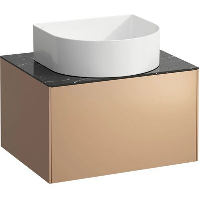 Elemento cassetto bagno LAUFEN Sonar - Taglio centrale - Chiusura morbida - Montaggio a parete Elemento cassetto bagno LAUFEN Sonar - Taglio centrale - Chiusura morbida - Montaggio a parete