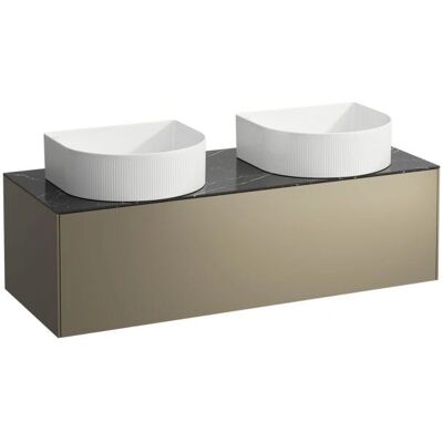 Elemento Cassetto Sonar LAUFEN - Titan/Nero Marquina - Tagli a Sinistra/Destra - Montaggio a Parete Elemento Cassetto Sonar LAUFEN - Titan/Nero Marquina - Tagli a Sinistra/Destra - Montaggio a Parete