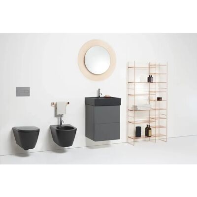 Sedile WC LAUFEN Kartell - Chiusura morbida, rimovibile, Nero opaco Sedile WC LAUFEN Kartell - Chiusura morbida, rimovibile, Nero opaco