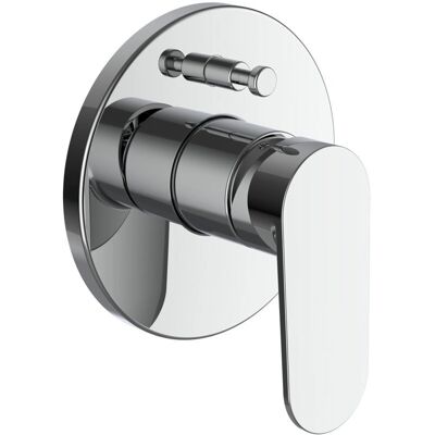 LAUFEN - Neja Grifo de bañera - Montaje en pared, 2 salidas, cromo LAUFEN - Neja Grifo de bañera - Montaje en pared, 2 salidas, cromo
