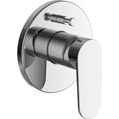 LAUFEN Neja Badarmatur - Zwei Ausgänge, Integrierte Sicherheit, Chrom LAUFEN Neja Badarmatur - Zwei Ausgänge, Integrierte Sicherheit, Chrom