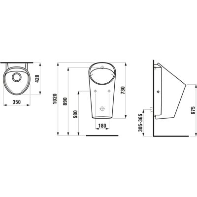 Urinale a incasso Laufen Lema - Urinal Urinale a incasso Laufen Lema - Urinal