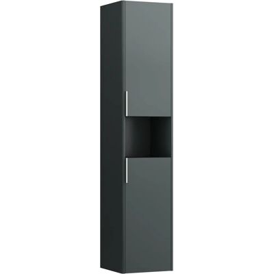 Laufen - Armario alto, izquierda, 2 puertas, estante abierto, Soft Close, bordes redondeados - Armario de baño Laufen - Armario alto, izquierda, 2 puertas, estante abierto, Soft Close, bordes redondeados - Armario de baño
