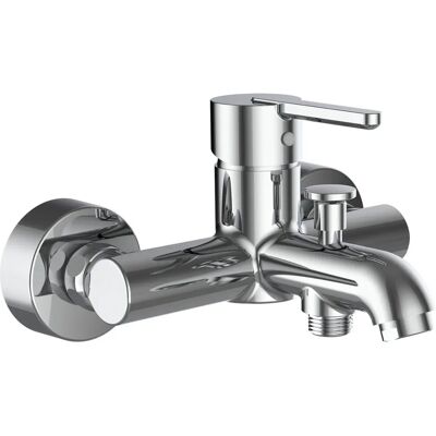 LAUFEN Lua Wandmontage Badewannenmischer - Einhebel, 159mm, Chrom LAUFEN Lua Wandmontage Badewannenmischer - Einhebel, 159mm, Chrom