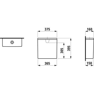 Cisterna Laufen H829951 Blanca - Capacidad 6L Cisterna Laufen H829951 Blanca - Capacidad 6L