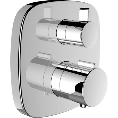 LAUFEN Laufen Citytherm Juego de Termostato de Baño - Montaje en Pared, 2 Manijas, Seguridad LAUFEN Laufen Citytherm Juego de Termostato de Baño - Montaje en Pared, 2 Manijas, Seguridad