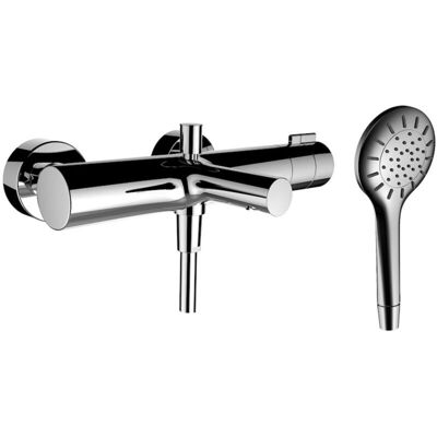 Grifería de bañera TwinPlus Laufen - Termostático, 2 usuarios, desviador, ducha de mano Grifería de bañera TwinPlus Laufen - Termostático, 2 usuarios, desviador, ducha de mano
