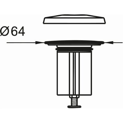 LAUFEN H3709890041041 Válvula de drenaje automática - Válvula de drenaje LAUFEN H3709890041041 Válvula de drenaje automática - Válvula de drenaje