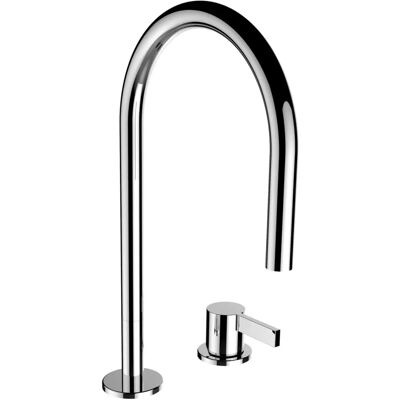 Miscelatore lavabo Laufen Kartell - 2 fori, bocca girevole, cromo Miscelatore lavabo Laufen Kartell - 2 fori, bocca girevole, cromo