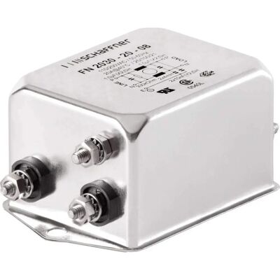 Paneelmontage EMI RFI Filter - 30A - 400Hz - 2mH - FN2030 Paneelmontage EMI RFI Filter - 30A - 400Hz - 2mH - FN2030