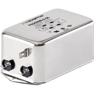 Schaffner FN2090-1-06 Gehäusemontage EMI-Filter - 1A 250V - 2.2nF, 20mH Schaffner FN2090-1-06 Gehäusemontage EMI-Filter - 1A 250V - 2.2nF, 20mH