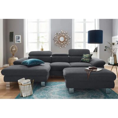 COTTA Driver L-Form Sofa - Chenille - 268x73x169 cm COTTA Driver L-Form Sofa - Chenille - 268x73x169 cm