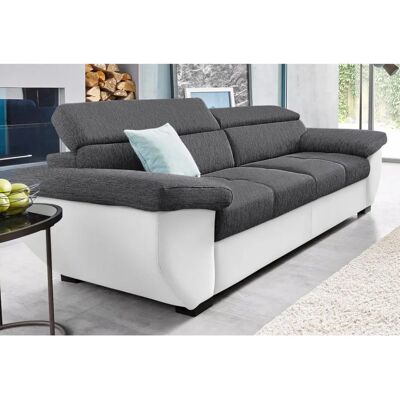 Cotta Speedway 2,5-Sitzer Sofa - Modern, Grau, Mikrofaser Cotta Speedway 2,5-Sitzer Sofa - Modern, Grau, Mikrofaser