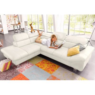 COTTA Driver L-Form Sofa - Leder BEEFY & Samtstoff COTTA Driver L-Form Sofa - Leder BEEFY & Samtstoff