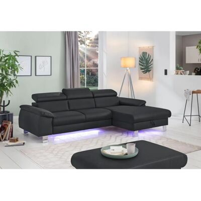 COTTA Komaris L-Form Sofa - Leder, Recamiere rechts COTTA Komaris L-Form Sofa - Leder, Recamiere rechts