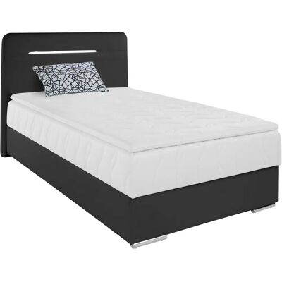 COTTA Lighstar Bett - 120x200cm, Schwarz, mit LED COTTA Lighstar Bett - 120x200cm, Schwarz, mit LED