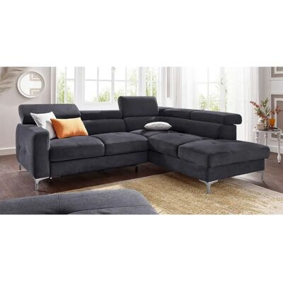 COTTA Sammy L-Form Sofa - Verstellbare Kopfstützen - 4 Sitze COTTA Sammy L-Form Sofa - Verstellbare Kopfstützen - 4 Sitze